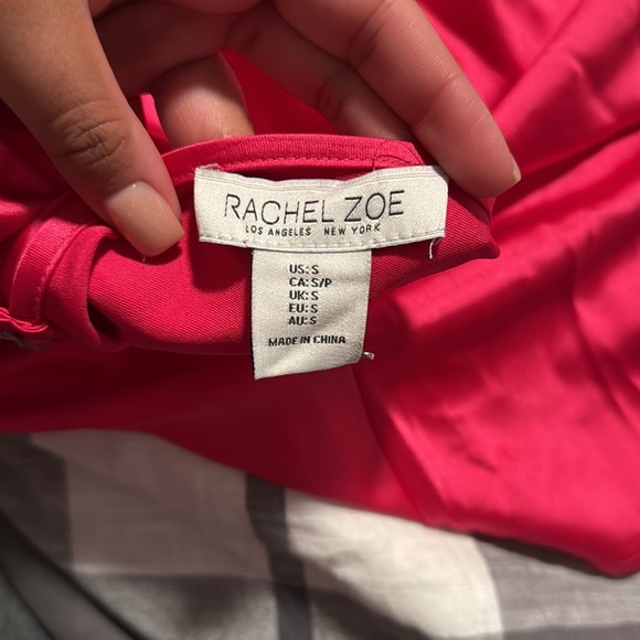 Elegant Red Women's Blouse - Picture 3 of 3